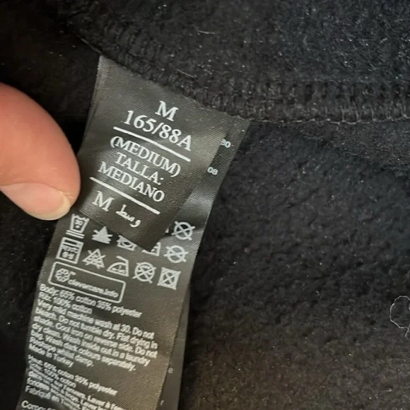 All Saints Giselle Chain Fringe Black Hoodie M - Picture 11 of 12